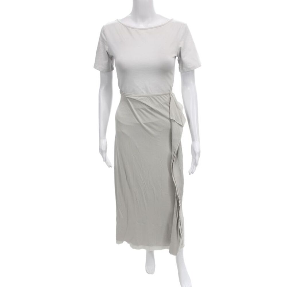 Ivan Grundahl Womens Maxi Skirt Gray Designer Size XL